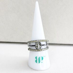 New Bomb Party “Glimmer of Sparkle” Ring Size 9 RG74500